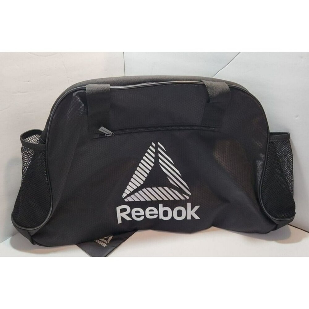 Reebok Black Tote Bag w/Shoe Bag & Zipper Pouch - Brand New w/Tags